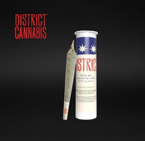 District Cannabis | Beach Cake | Infused Pre-roll | Hybrid | 1g Total