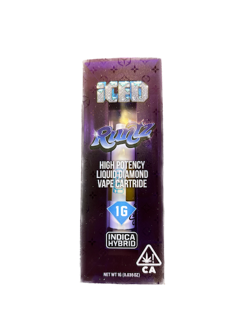 Iced Runtz 1g Liquid Diamond Cartridge 84.1%
