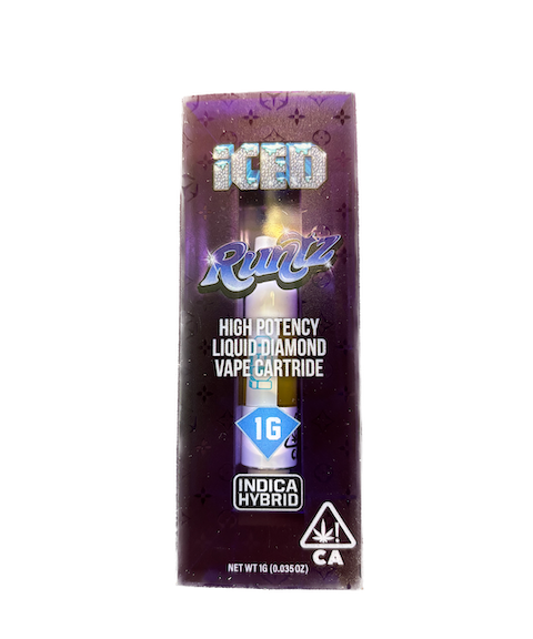 Iced Runtz 1g Liquid Diamond Cartridge 84.1%