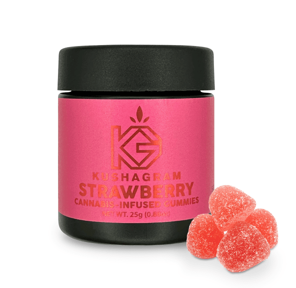 .⠀KUSHAGRAM 100mg Strawberry Gummies