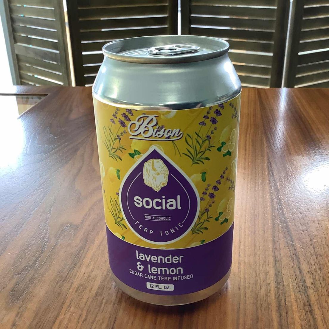 Bison Social Lavender Lemon Terp Tonic