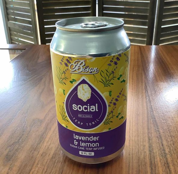 Bison Social Lavender Lemon Terp Tonic