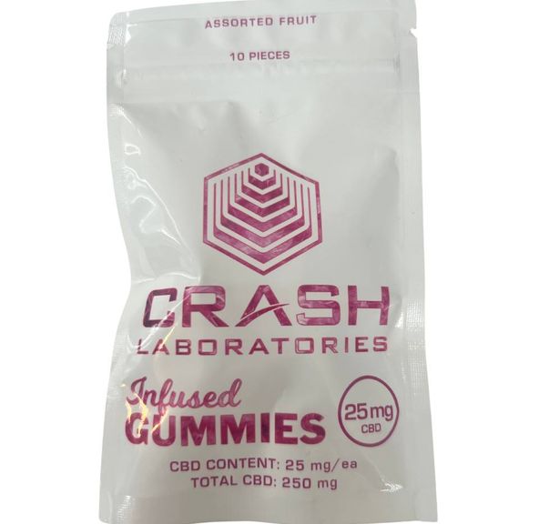 Crash Labs 250mg CBD Gummies