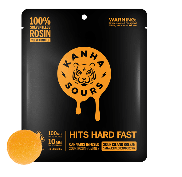 Kanha- SOUR ISLAND BREEZE ROSIN NANO GUMMIES