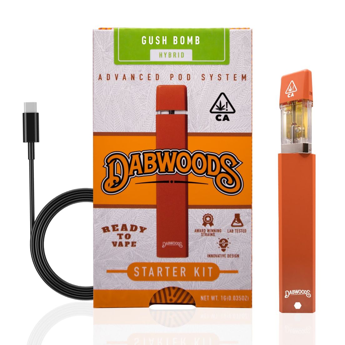 DABWOODS - GUSH BOMB POD KIT 1 GRAM