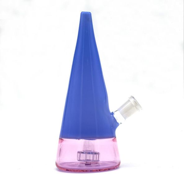 7" Cone Shaped Water Pipe/Bong (Purple/Pink)