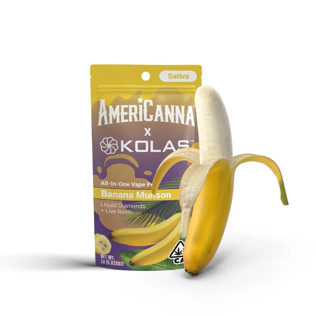 Americanna Kolas - Banana Munson x Runtz AIO Vape 1g