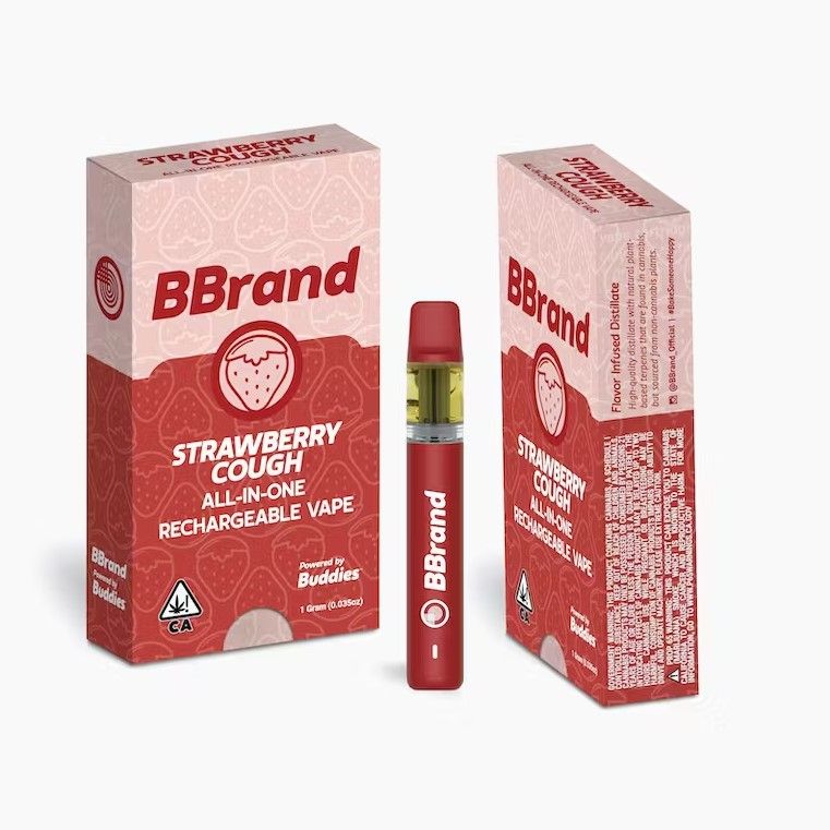 BBrand AIO Vape Strawberry Cough 1g