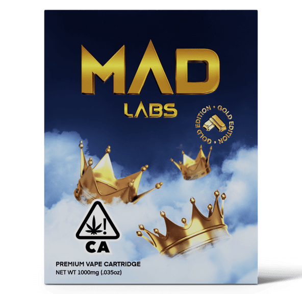 Mad Labs | Premium Vape Cartridge (Gold Edition) | 1g | I | King Louis XIII