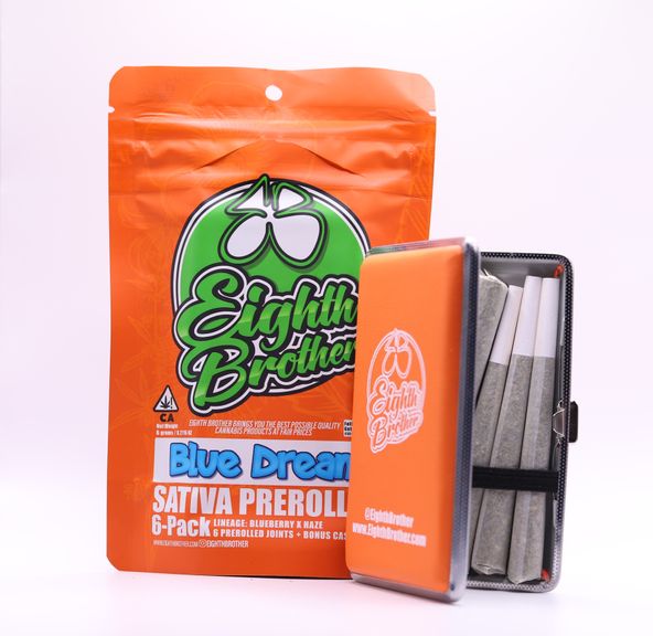 Eighth Brother- BLUE DREAM 1G PREROLL 6 PACK