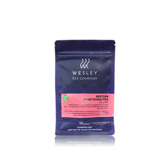 Restore Functionalitea 20mg CBD 10-pack | Wesley Tea