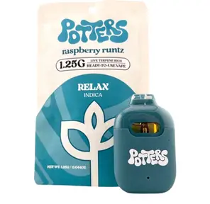 PRE-ORDER ONLY Potters - Raspberry Runtz Live Ready-to-Use Vape - 1.25 g