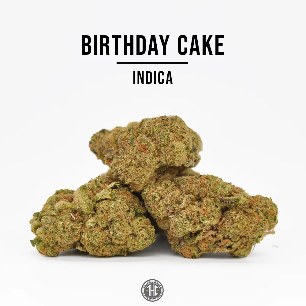 THCa Hemp Flower, Birthday Cake