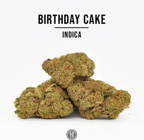 THCa Hemp Flower, Birthday Cake