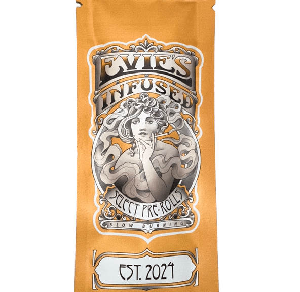 Evie’s 0.7g shatter & Kief pre roll $10