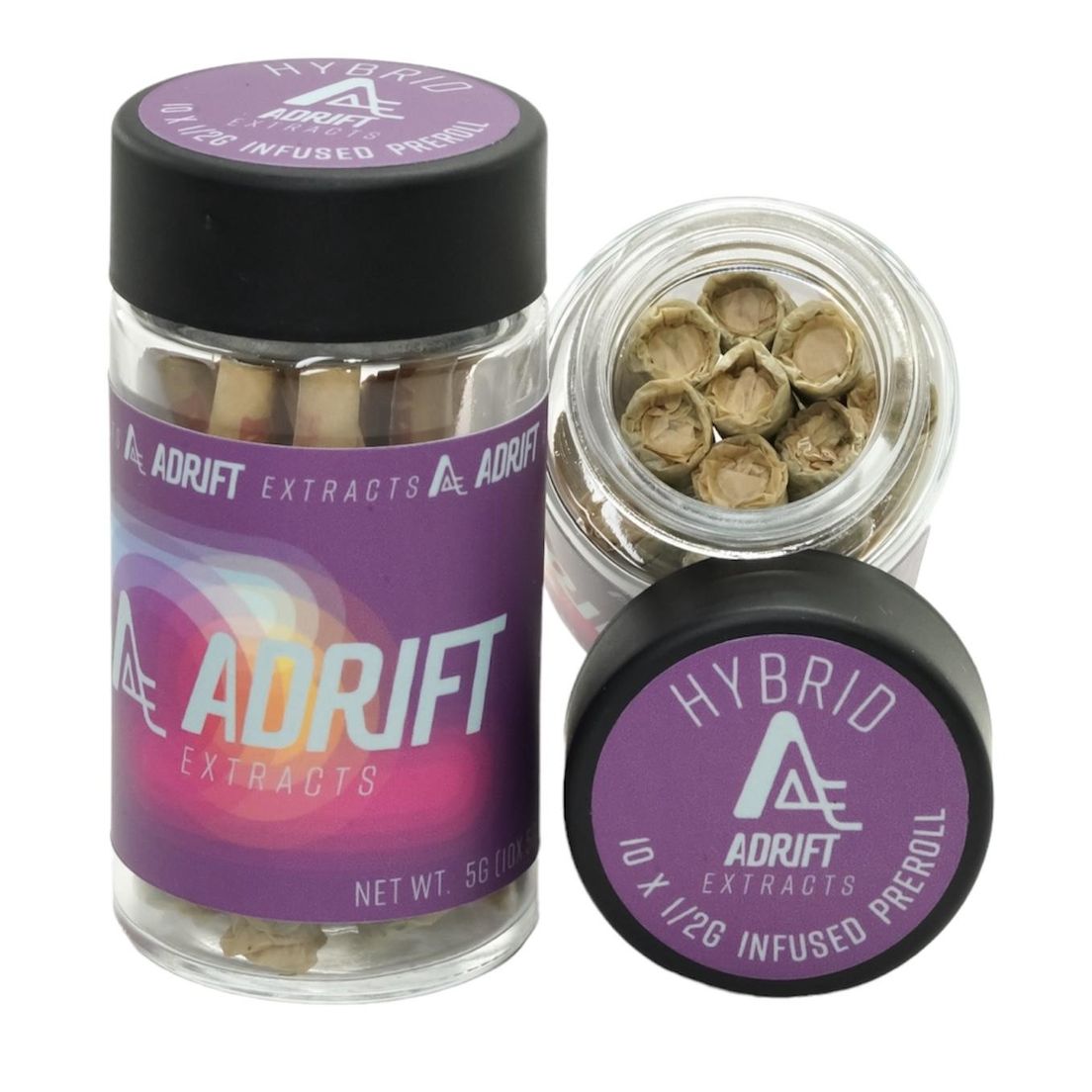 ADRIFT EXTRACTS RUNTZ 10 PACK INFUSED .5G PREROLLS 5G