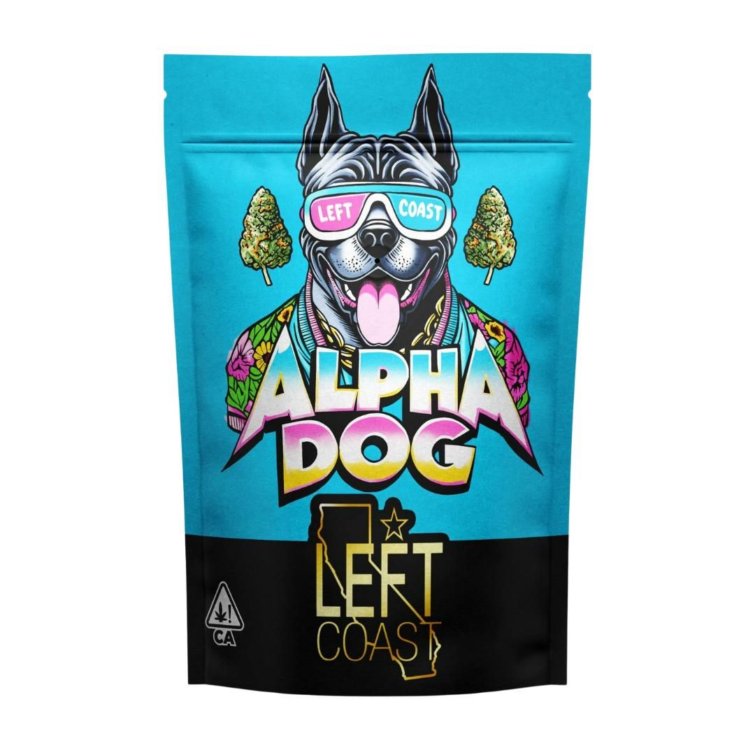 Left Coast Alpha Dog 3.5g Baby Smalls 22.5%