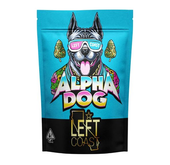 Left Coast Alpha Dog 3.5g Baby Smalls 22.5%