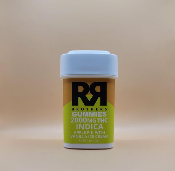 R&R Brothers - Apple Pie With Vanilla Ice Cream - Indica Gummies - 2000mg - 52g