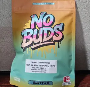 NO BUDZ GUMMY RINGZ SHAKE 28G