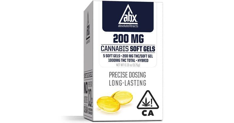 [ABX] THC Soft Gels - 200mg 5ct - Refresh (H)