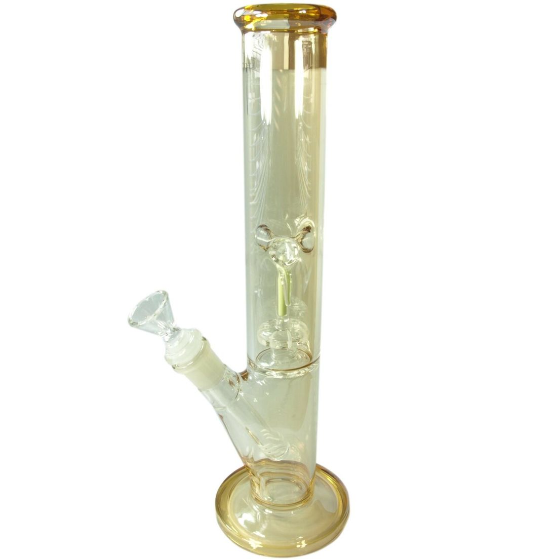 12 IN. GLOW IN THE DARK PERC WATER PIPE