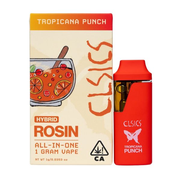 CLSICS Live Rosin AIO Vape Tropicana Punch 1g