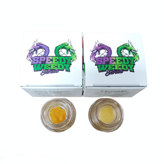 1. Speedy Weedy 1g THC Badder - Wild Blueberry 3/$60 Mix/Match