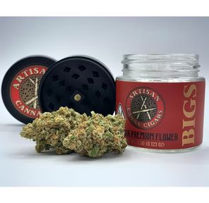 Artisan Canna Cigars - Bigs Jars w/ Grinder Top - Recliner Kush - 3.5 g