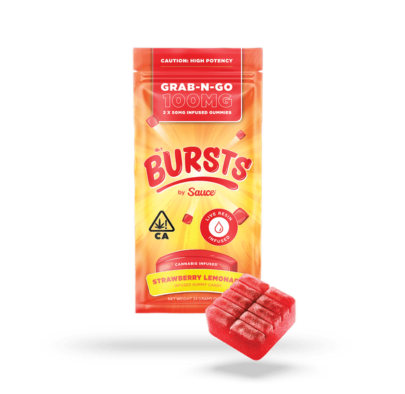 Bursts - THC Gummies (Strawberry Lemonade)