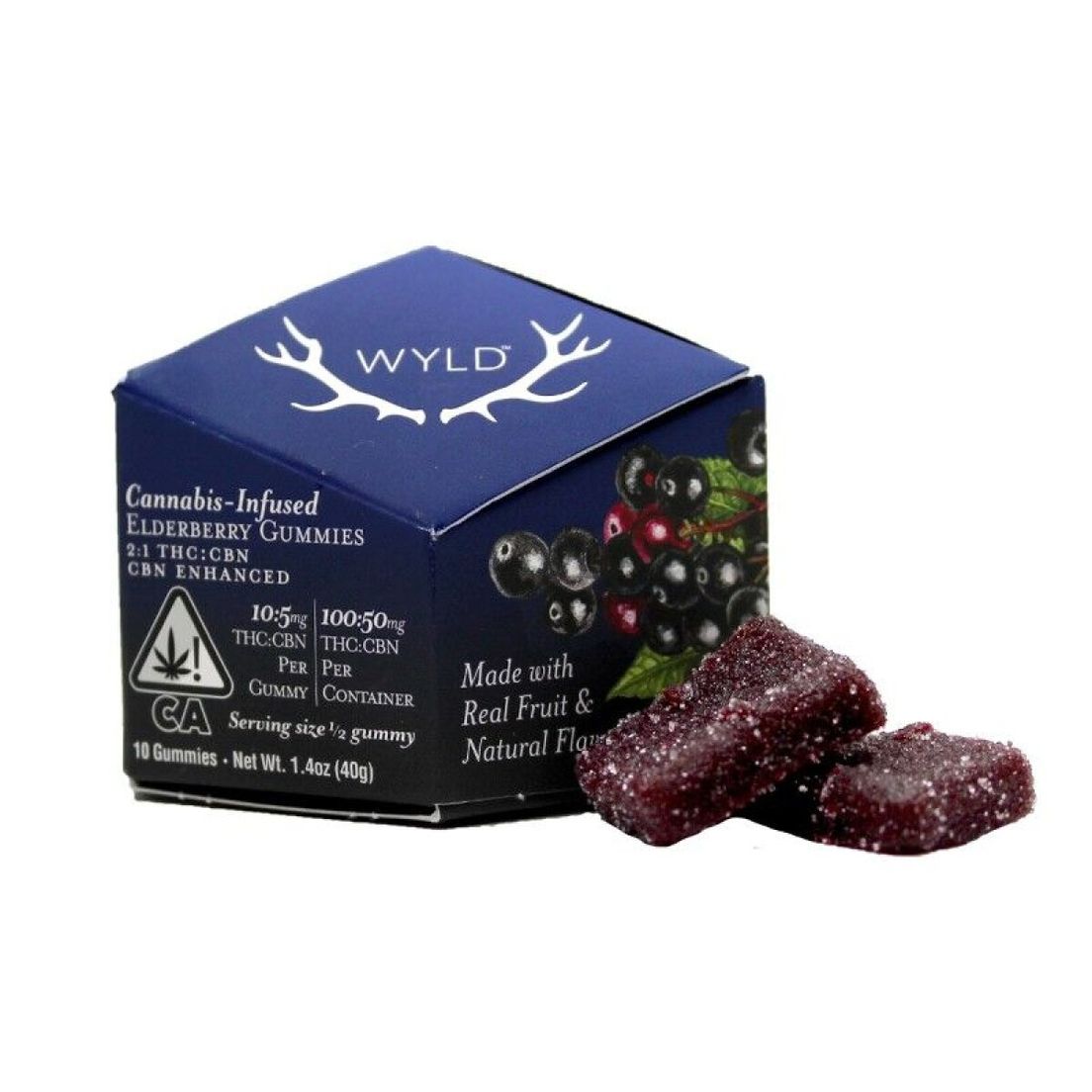 Wyld - 2:1 THC/CBN Gummies (Elderberry)