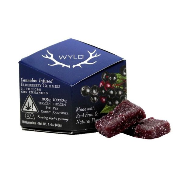 Wyld - 2:1 THC/CBN Gummies (Elderberry)