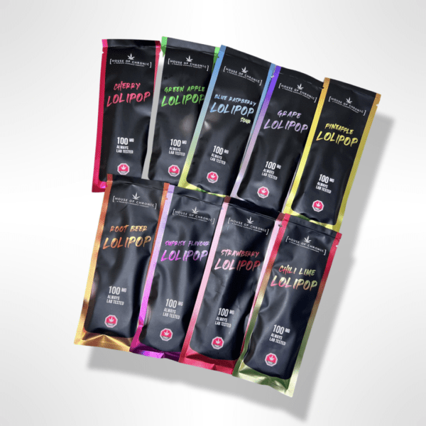 House of Chronic | Lollipop - Cherry (100mg)