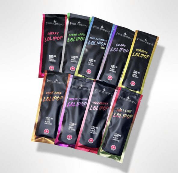 House of Chronic | Lollipop - Cherry (100mg)