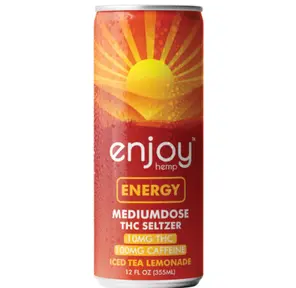 Enjoy 10mg THC Energy Seltzer - Iced Tea Lemonade Single