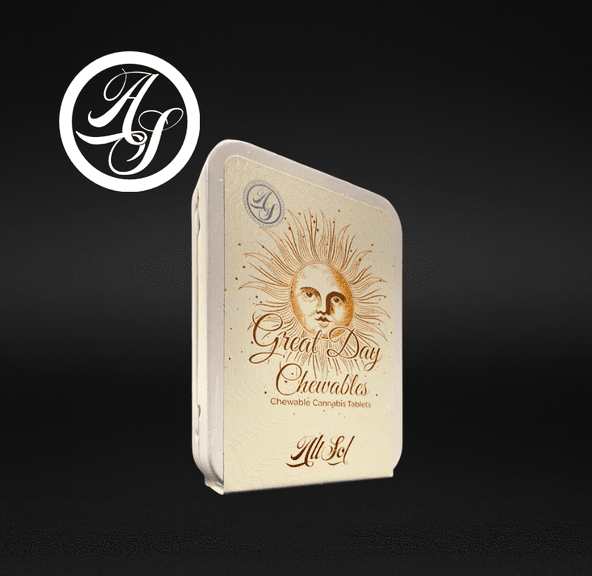Alt Sol | Great Day Chewable THC Tablet | Strawberry Cream | 25mg THC Each (10-Pack, 250mg Total THC)