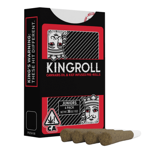 Kingroll - INDICA #7 Variety 4Pack Infused Prerolls