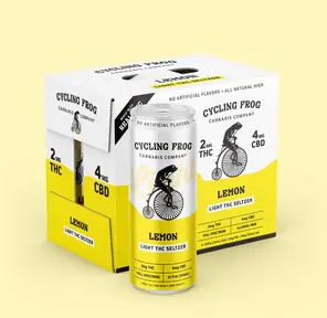 CF 2mg THC Lemon Seltzer, 6 Pack