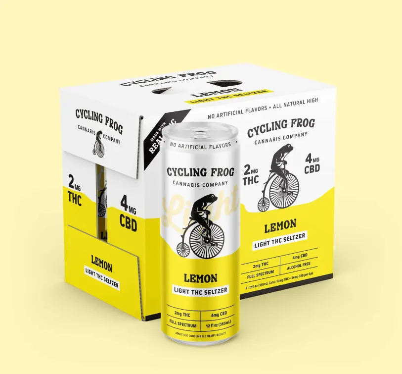 CF 2mg THC Lemon Seltzer, 6 Pack