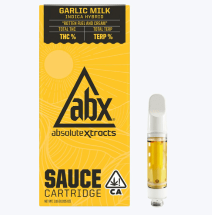 Absolute Xtracts Sauce Cartridge Garlic Milk 1g