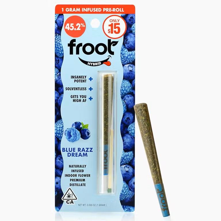 Froot Preroll - Blue Razz 1g
