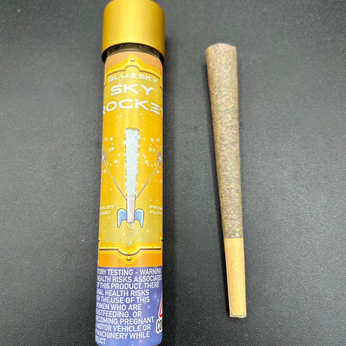 Super Boof Flower x Super High Life Stardust - Bluesky Skyrocket Infused Joint 1.25g - Flower by Blue Sky