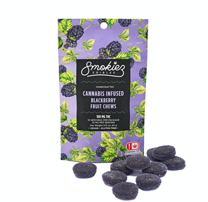 Smokiez Fruit Chews Sweet Blackberry 100mg