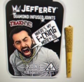 WCC Where's My F*cking Money OG Diamond Infused Pre Rolls 5 Joint