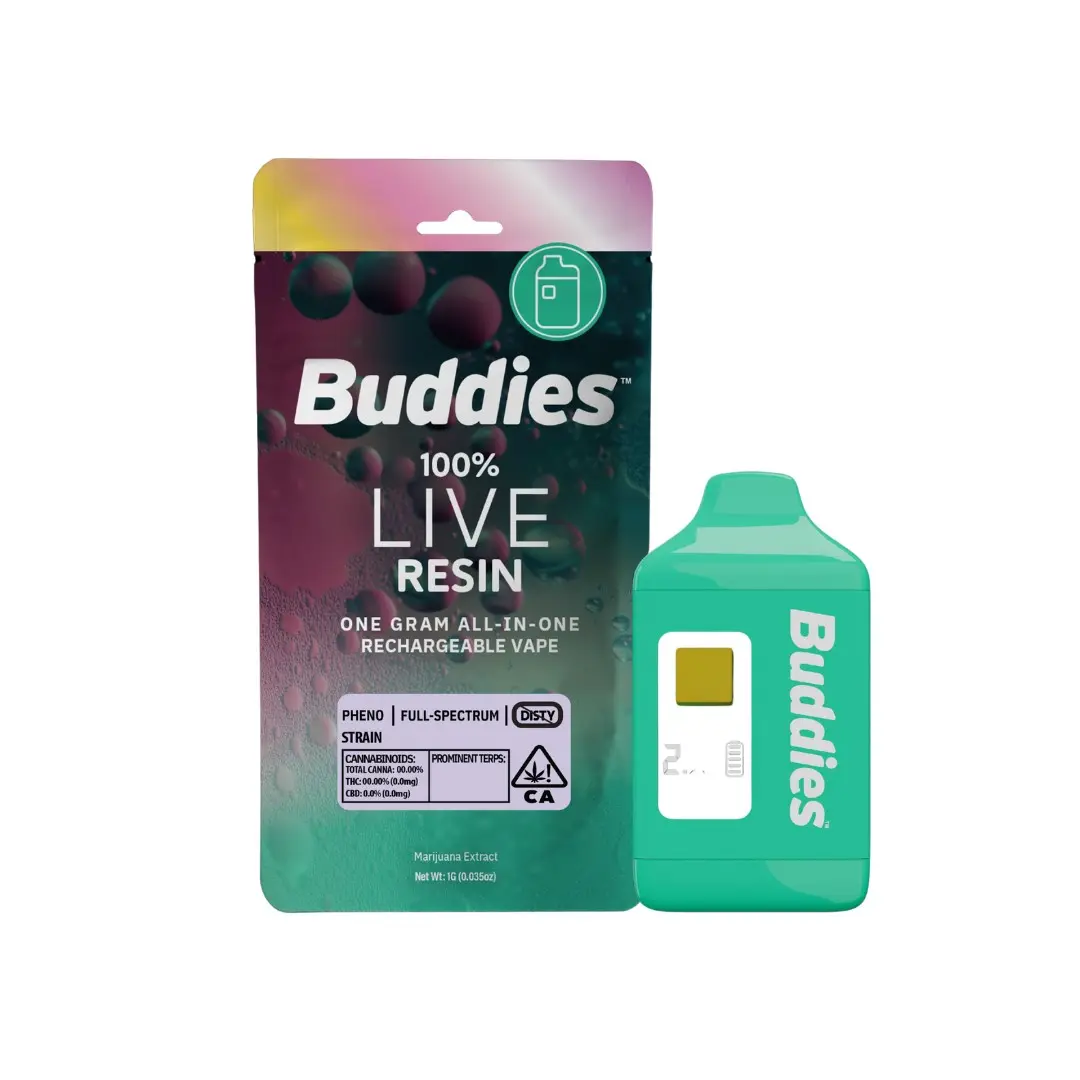 Buddies Live Resin AIO Vape Grape Soda 1g