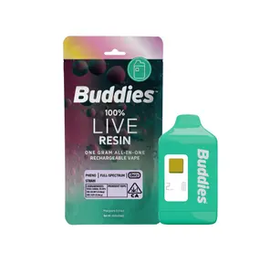 Buddies Live Resin AIO Vape Grape Soda 1g