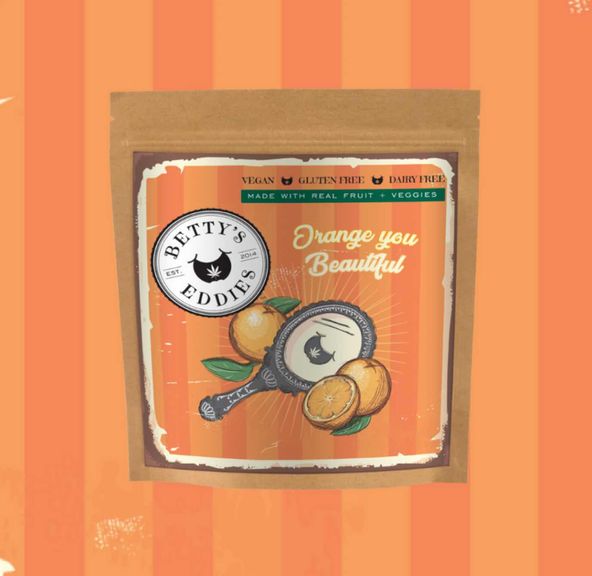 Betty's Eddies Orange You Beautiful Taffies - 10mg each - 100mg total - 10 pcs - Full Spectrum