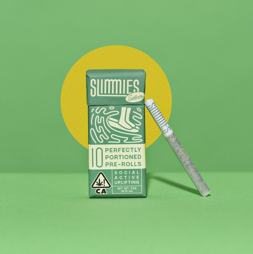 Slimmies- Durban Lime Prerolls 10pk 3.5g (S)