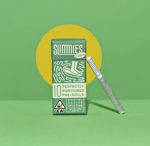 Slimmies- Durban Lime Prerolls 10pk 3.5g (S)