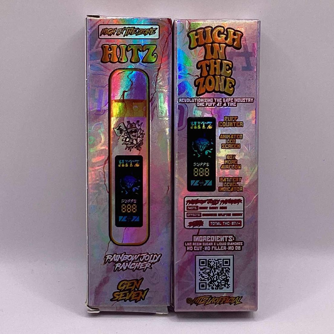 HITZ - Disposable - Rainbow Jolly Rancher - 2G